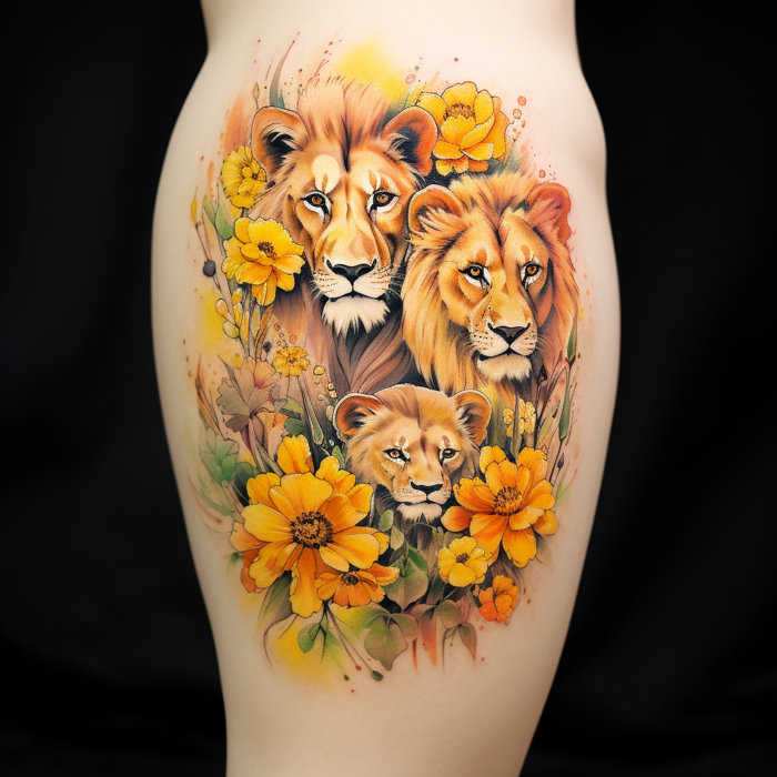 Hình xăm Sư Tử | Ý Nghĩa hình xăm Sư Tử | Hình xăm đẹp cho nam | Lion Tattoo