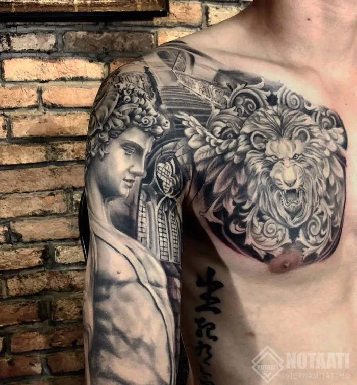 Hình xăm Sư Tử mà bạn không nên bỏ qua - Notaati Tattoo
