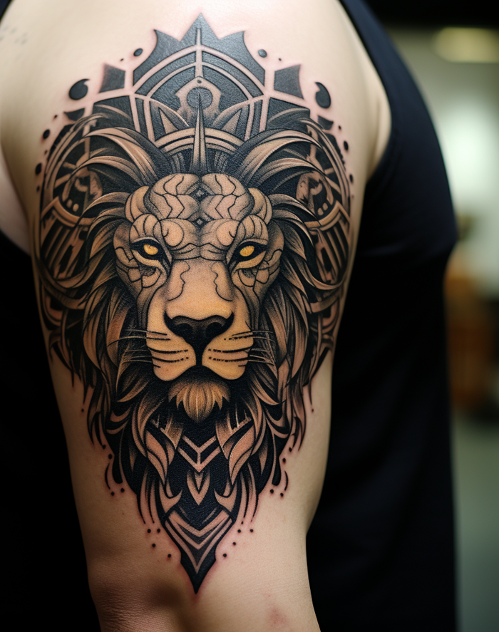 Hình xăm Sư Tử | Ý Nghĩa hình xăm Sư Tử | Hình xăm đẹp cho nam | Lion Tattoo
