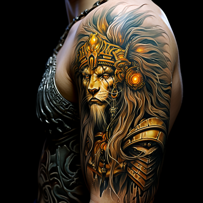 Hình xăm Sư Tử | Ý Nghĩa hình xăm Sư Tử | Hình xăm đẹp cho nam | Lion Tattoo