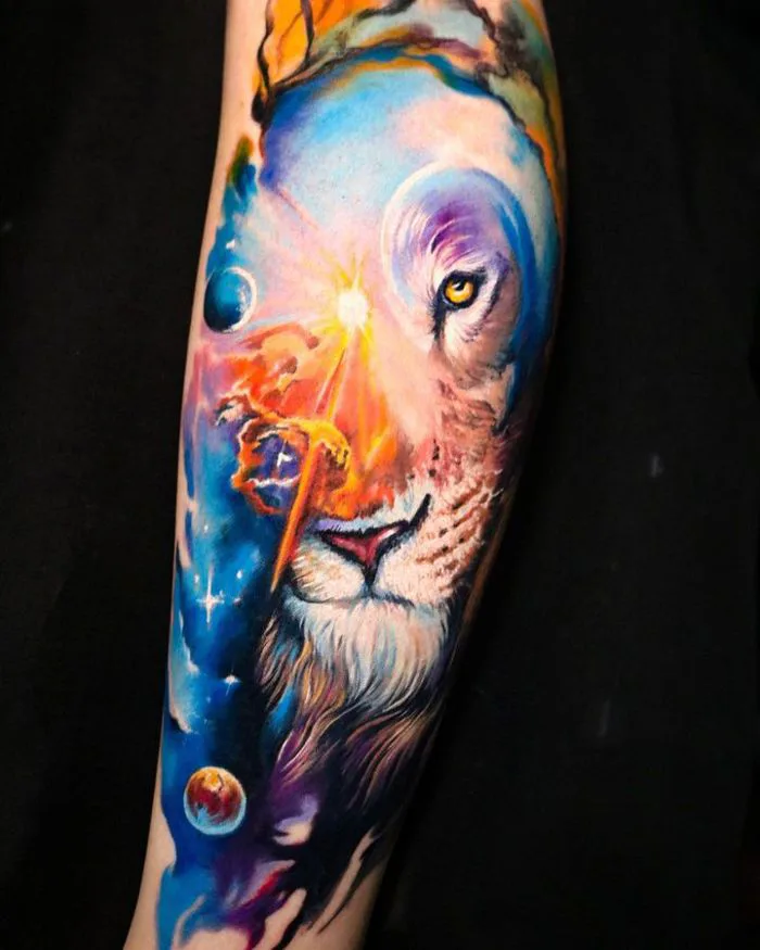 Hình xăm Sư Tử | Ý Nghĩa hình xăm Sư Tử | Hình xăm đẹp cho nam | Lion Tattoo