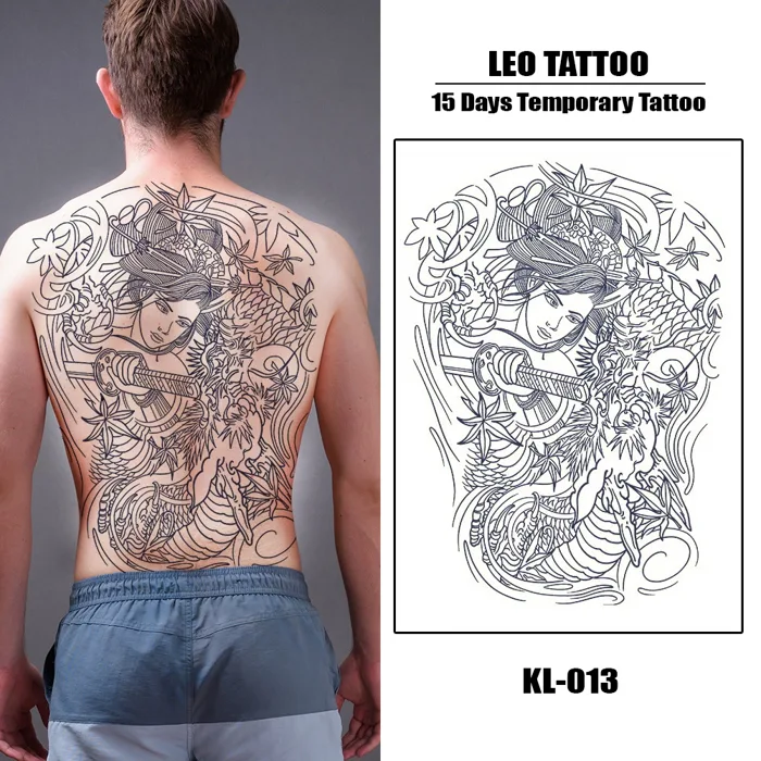 Hình Xăm Dán Voi Thần Ganesha Full Lưng Cực Ngầu – Tattoo Dán 15 Ngày –  35x48cm | Shopee Việt Nam