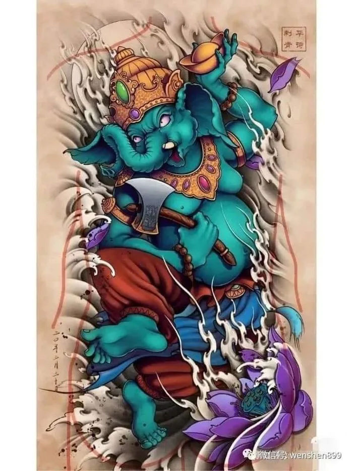 Khám phá 49 ý tưởng Ganesha - Thần Voi và hình xăm voi | hình xăm con voi,  ganesha, hình xăm và các ý tưởng khác