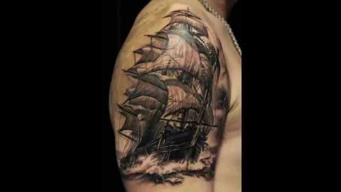 Hình xăm thuyền buồm tượng trưng cho điều gì | Tattoo - Ý Nghĩa Hình Xăm - Hình  Xăm Đẹp - Xăm Hình Nghệ Thuật