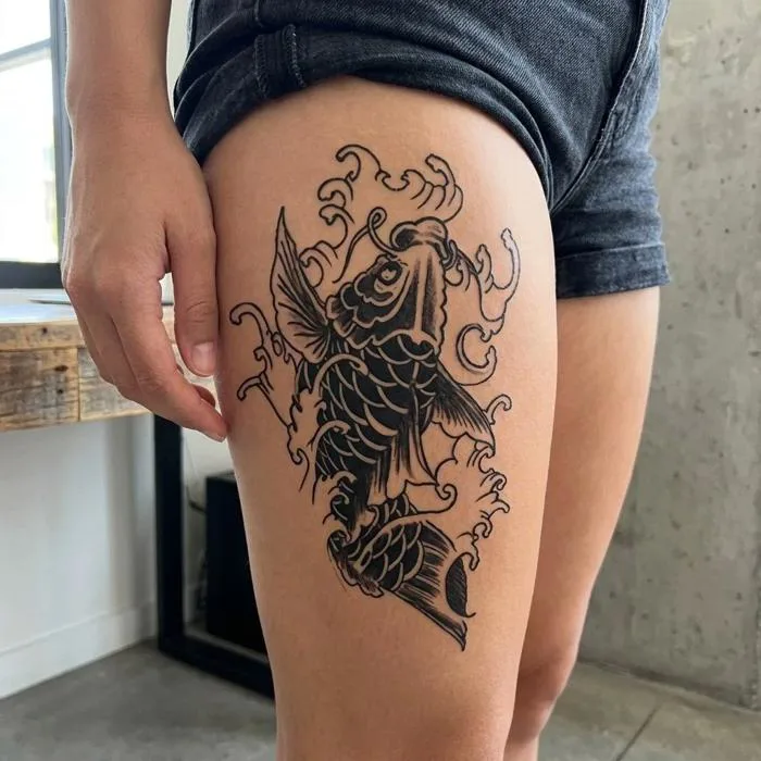 Japanese Koi Fish Tattoo — Iconic Irezumi Style – Temporalis