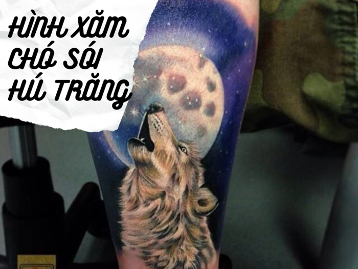 101+ Hình Xăm Chó Sói Hú Trăng CÁ TÍNH VÀ NGHỆ THUẬT | Yody