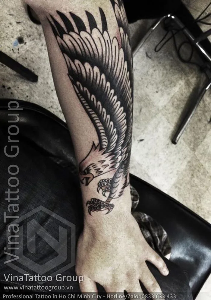 Hình xăm đại bàng - VinaTattoo Group