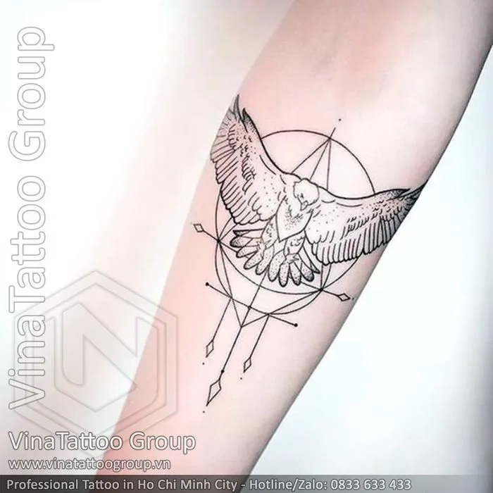 Hình xăm đại bàng - VinaTattoo Group