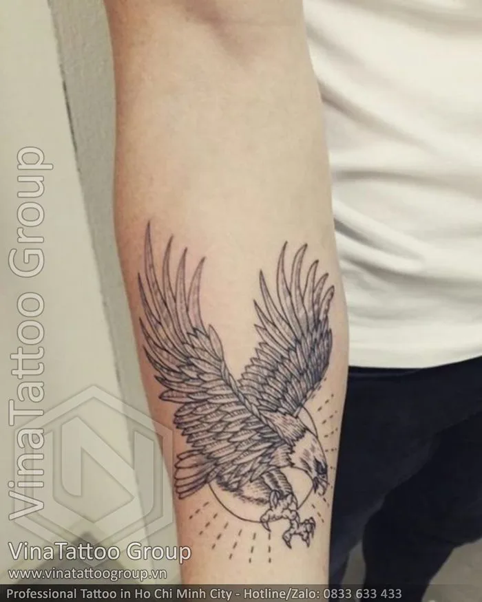 Hình xăm đại bàng - VinaTattoo Group