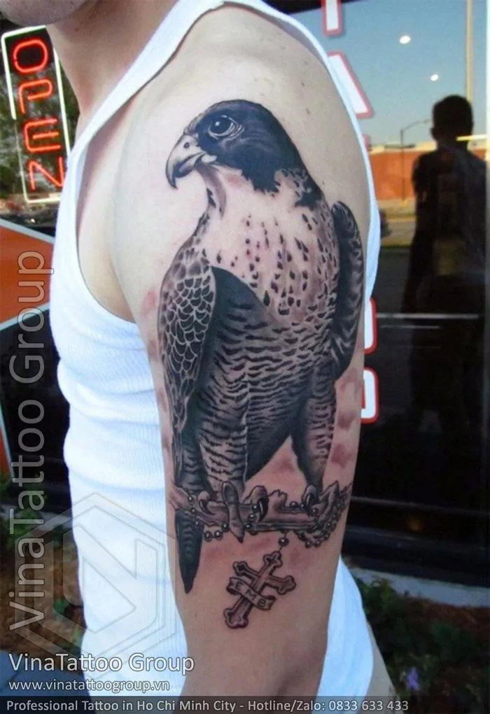 Hình xăm đại bàng - VinaTattoo Group