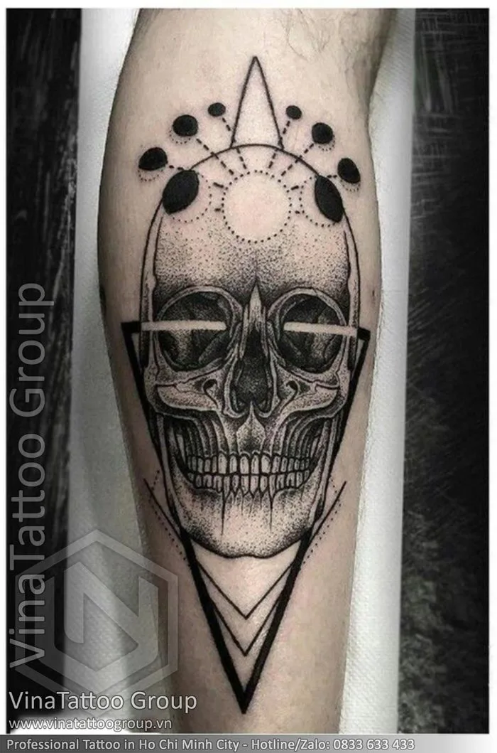 Hình xăm đầu lâu, sọ đầu - VinaTattoo Group