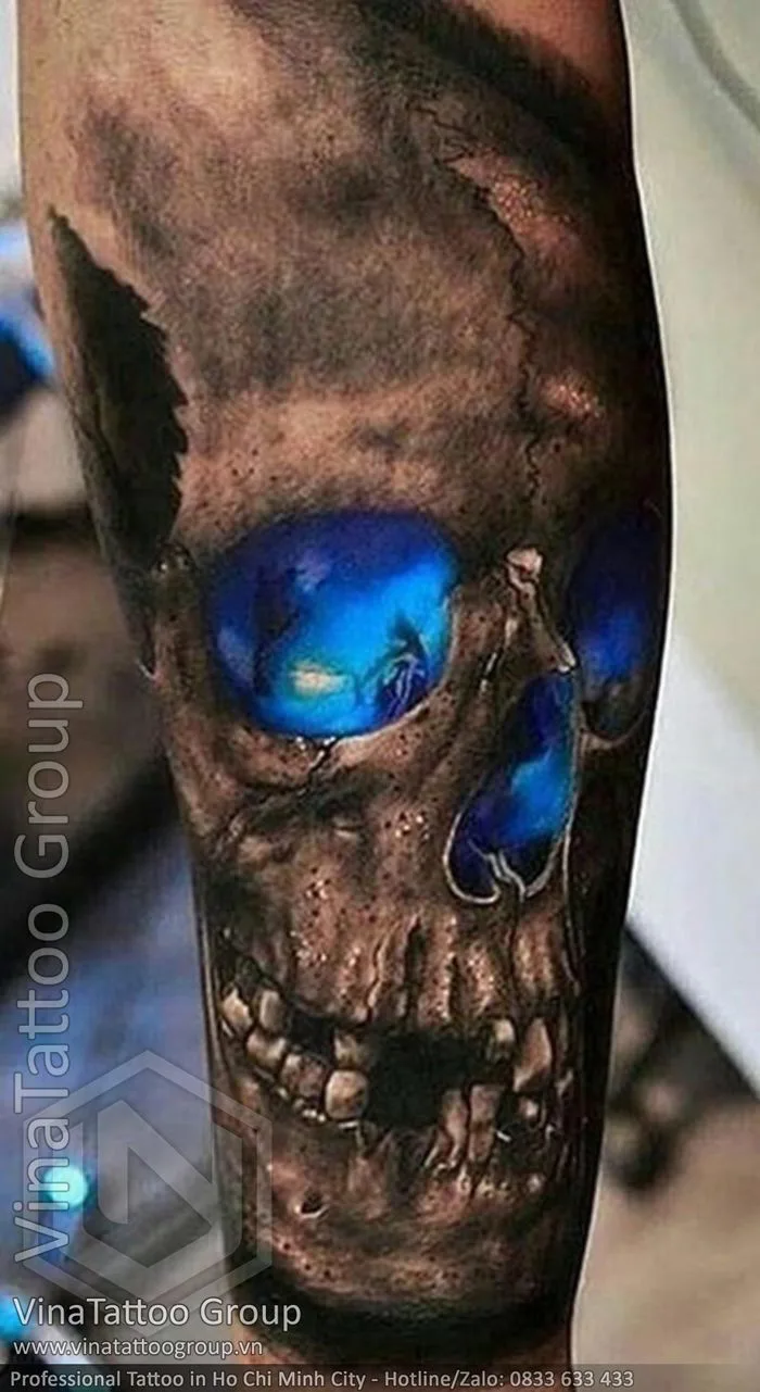 Hình xăm đầu lâu, sọ đầu - VinaTattoo Group