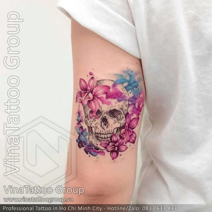 Hình xăm đầu lâu, sọ đầu - VinaTattoo Group