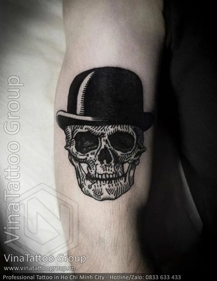 Hình xăm đầu lâu, sọ đầu - VinaTattoo Group