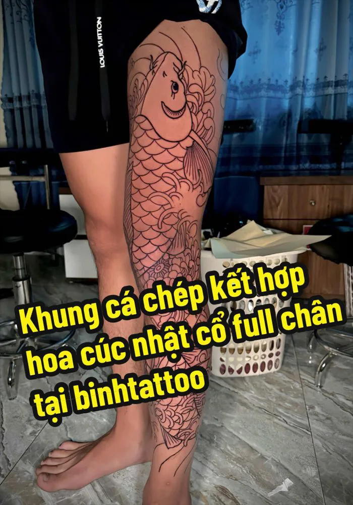 Hoàn thiện tác phẩm hạc nhật cổ lửng tay nối ngực tại binhtattoo #hinh... |  TikTok