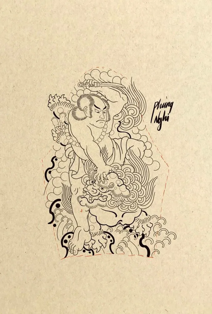 Samurai lửng tay nhật cổ