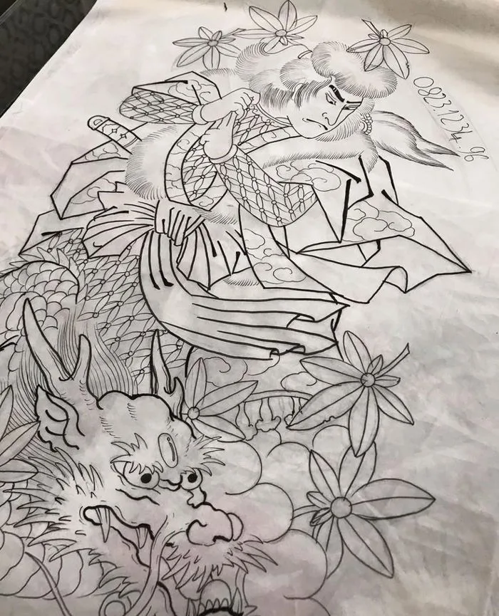 kín tay nhật cổ tattoo