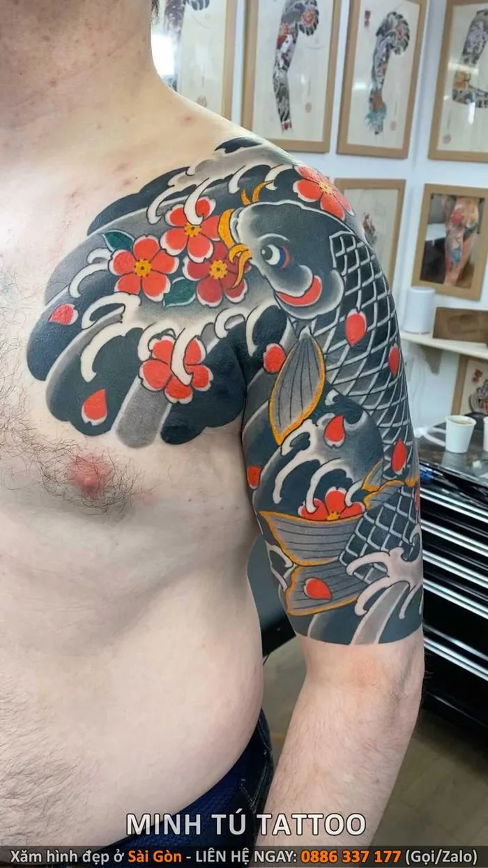 MINH TÚ TATTOO - 𝐇𝐨𝐭𝐥𝐢𝐧𝐞/𝐙𝐚𝐥𝐨: 𝟎𝟖𝟖𝟔 𝟑𝟑𝟕 𝟏𝟕𝟕. Địa chỉ  xăm uy tín, xăm đẹp, thợ
