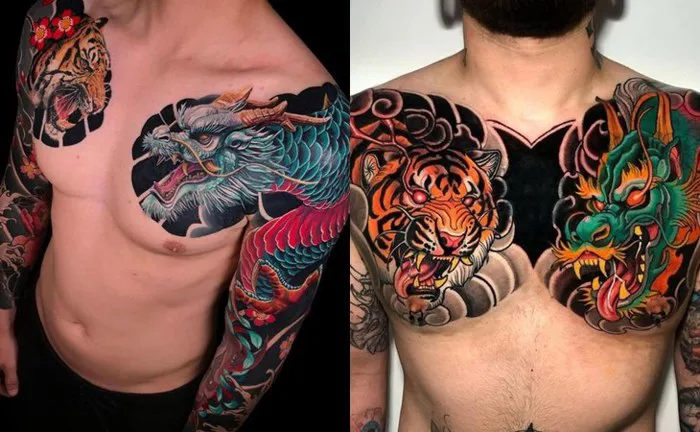 Mẫu hình xăm rồng ở ngực đẹp, chất và những tuổi nào nên xăm?