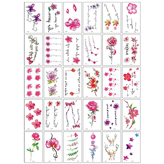 Top Value] Hình xăm dán body tattoo mini set 30 tờ nhỏ gọn dễ thương nhiều  kiểu độc lạ quà tặng cho bạn thân | Shopee Việt Nam
