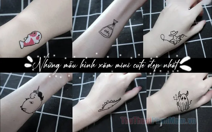 Khám phá những mẫu hình xăm mini đáng yêu và ấn tượng nhất