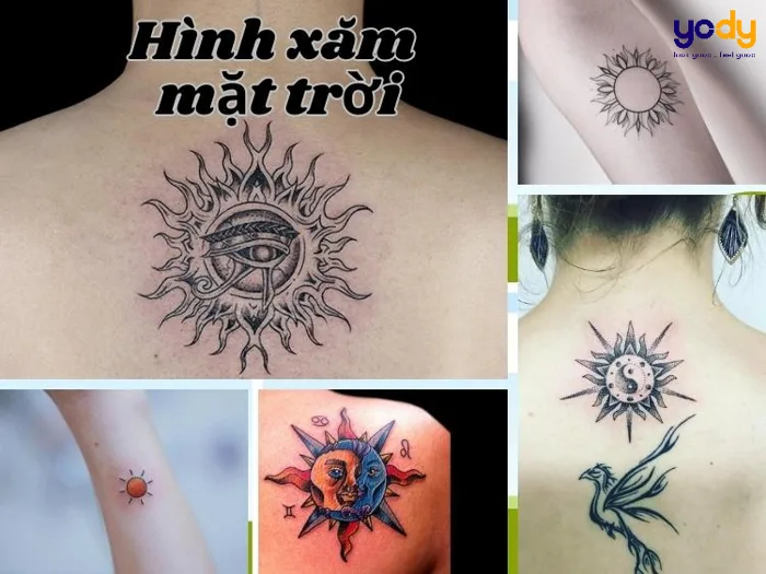 ĐẸP NHỨC NÁCH với tuyển tập 1001 hình xăm mặt trời | Yody