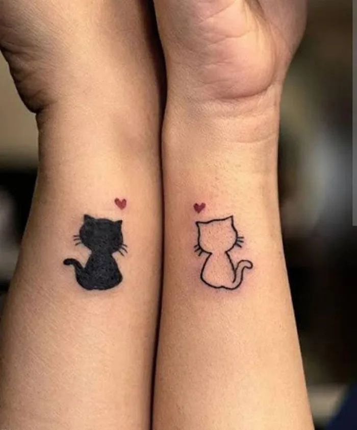 100+ Mẫu hình xăm mèo mini đẹp, cute cho nam, nữ và cặp đôi