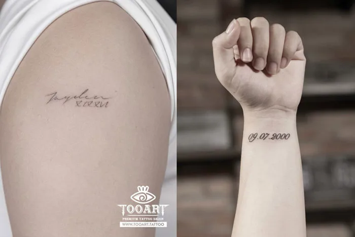 Xăm số đẹp và hình xăm may mắn 2021 - TooArt - Tattoo and Piercing Salon
