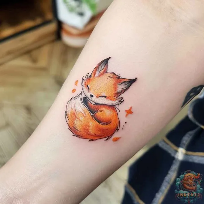 Red fox tattoo ideas | Small animal tattoo ideas, Fox small tattoo, Tatoo  fox
