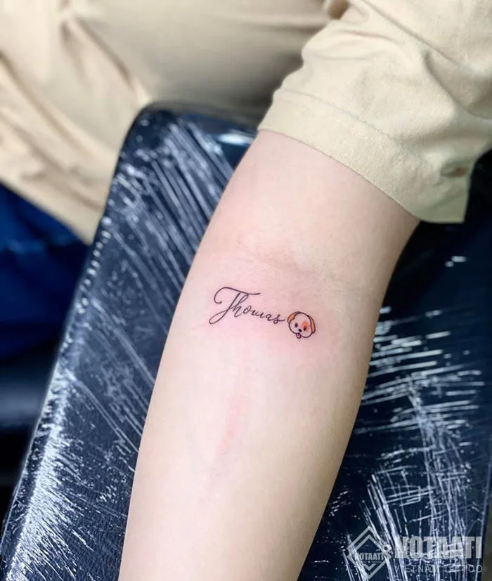 Hình xăm chữ - Notaati Tattoo