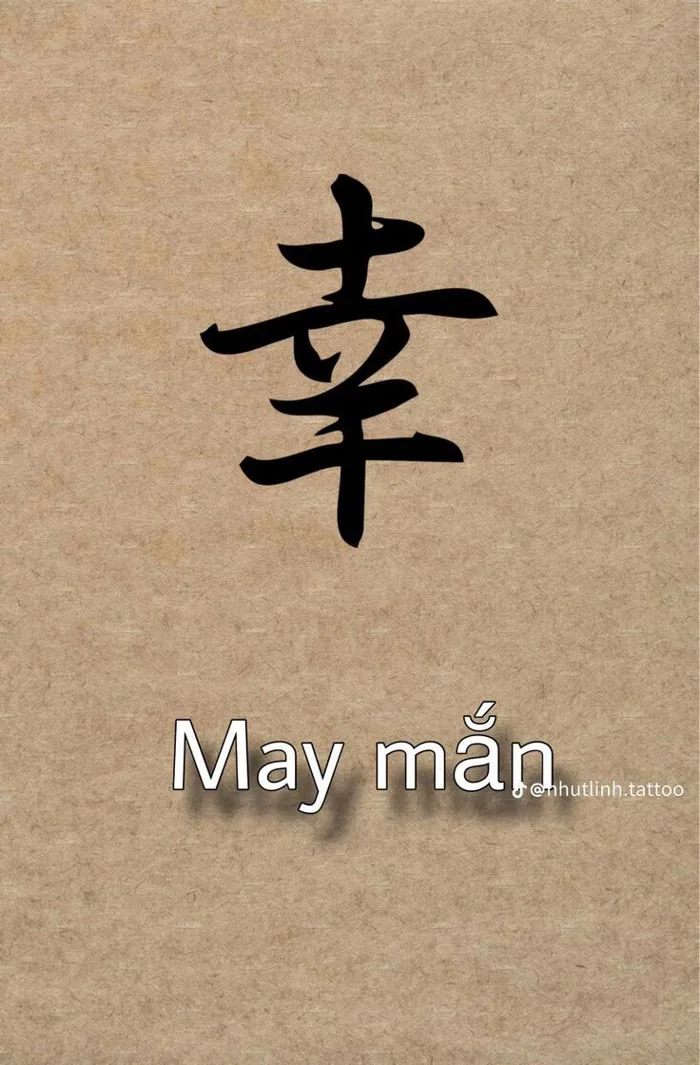 Chinese character 'may man' calligraphy tattoo | Mini chữ tattoo, Chữ trung  quốc tattoo ý nghĩa,