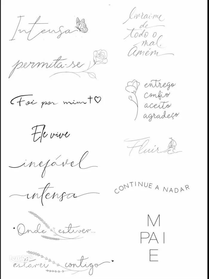 20+ font chữ xăm đẹp, hình xăm chữ mini ý nghĩa (kèm gợi ý câu tiếng Anh)