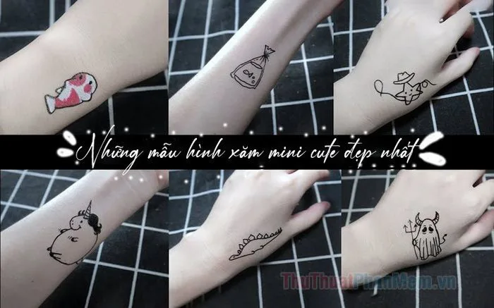 Khám phá những mẫu hình xăm mini đáng yêu và ấn tượng nhất