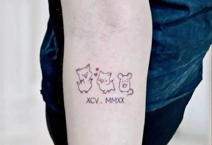 Những hình xăm 12 con giáp mini đẹp và đầy ý nghĩa