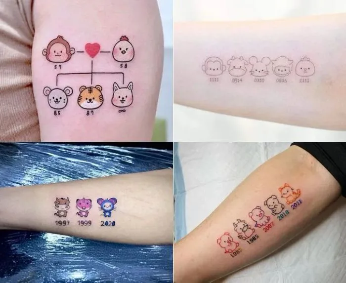 12 Hình Xăm Voi Nhỏ Dễ Thương: Ý Nghĩa & Gợi Ý Thiết Kế Tinh Tế - Hình xăm  nghệ thuật Lucky Tattoo